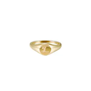 Script Signet Ring