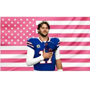 JJ Allen Pink USA Flag Tapestry - Ultra-Soft Peach Fleece Wall Art with Vibrant Aesthetic Print for Bedroom Living Room and Dorm Decorvalentine's wall decor flags