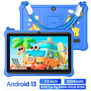 7 Inch Android Tablet, 1 Count Parental Control Tablet with Iwawa Education Software Pre-installed, Birthday Gift