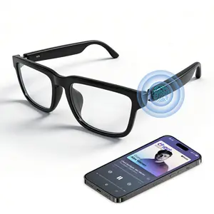 Smart Glasses,Polarized Bluetooth Sunglasses with Mic & Speakers,Touch & Voice Control,UV Protection,Anti Blue Light Lens,Music & Hands-Free Calling,Unisex