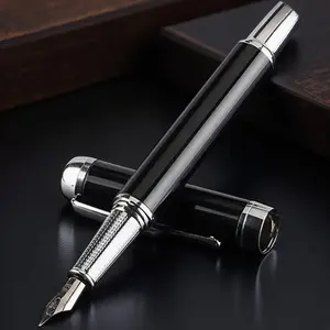 metallic Engraving Pen, Portable metallic Pen with Replaceable Ink Sac, Business Signature Pen, Touchscreen Pen, Durable Writing Tool for Students & Business, Digital