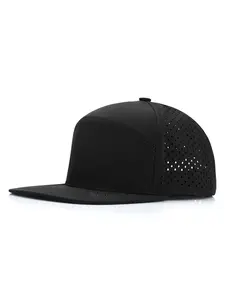 Performance Snapback Hats for Men Women,Flat Bill Cap,Golf,Running,Workout,High Quality Hat,Adjustable Snapback Hat
