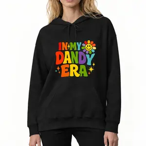 Dandy's Vibes Retro Long Sleeve Hoodie – Colorful and Funny Aesthetic
