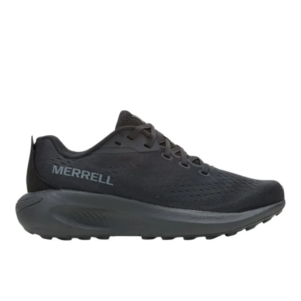 Merrell Womens Morphlite Trail Running Sneakers Shoes - Black