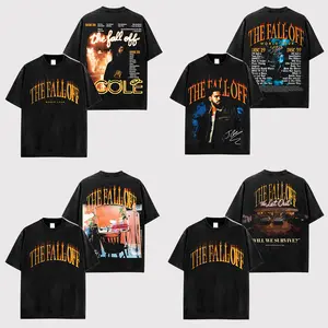 J. Cole - The Fall-Off Album Graphic High-quality, Soft Washed Cotton T-Shirt, Disc 29, Disc 39 Hip-Hop Shirt, The Fall-Off Album Jermaine Lamarr Cole Fan Graphic Tee, Dreamville Cole World Music Fan Merch Shirt