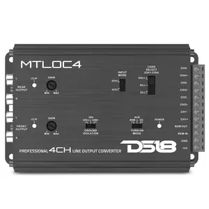 4-Channel High-to-Low Level Line Output Converter with Remote Turn-On (MTLOC4)