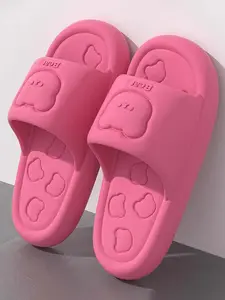 Cute 3D Bear Slides Soft Cloud-like EVA Cushion Non-Slip Breathable Kawaii Aesthetic Perfect for Home Outdoor Summer Wear Slipper Summer Slippers