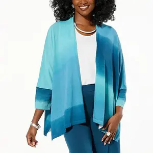 MarlaWynne WynneLayers Printed Sweater Knit Cardigan