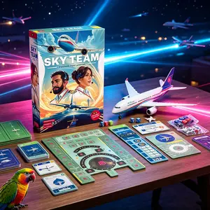 Cloud Plane Duel Board Game, Immersive Strategy Tabletop, Christmas Airplane Night, Thanksgiving New Year Party, Two Player Cooperation, Family Fun Game, Family Board Games