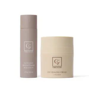 Rejuvenation Duo Skincare Set – Glycolic Acid Exfoliating Treatment + EGF Repair Cream – Brightening & Skin Renewal Duo