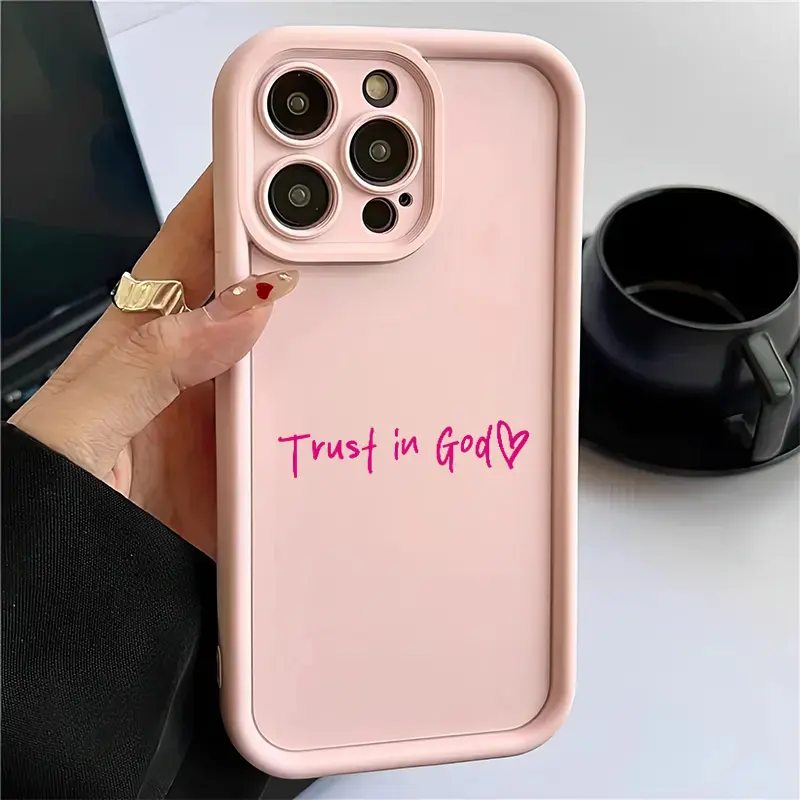 Trust in God Smartphone Case, Soft Protective Cover for Cellphone Devices, Phone Accessories with Drop Protection Compatible with iPhone 11-17 Pro/Pro Max/ProPlus, Galaxy S22-S25, Model NN11