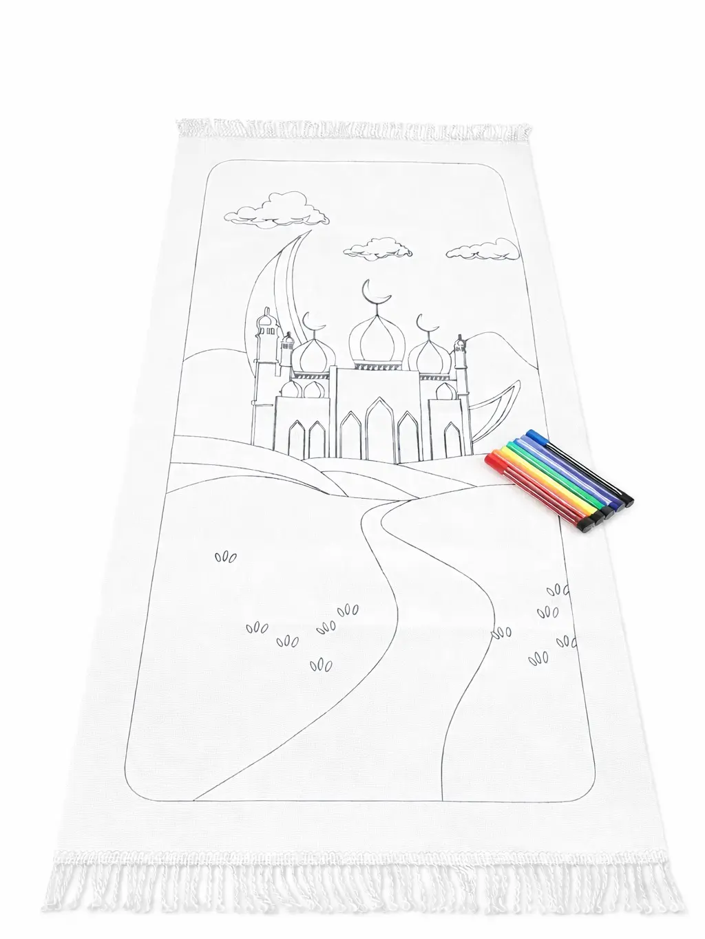 Washable Kids Coloring Prayer Mat