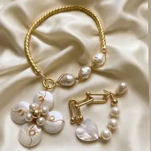 DIVINE PEARL PETALS Elegant Design for Casual & Formal Wear Versatile Accessory with Subtle Glamour for All Outfits
