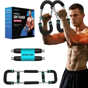 Twister Arm Trainer Bar — Carbon Steel Upper Body Strength Exerciser | Chest, Bicep & Shoulder Workout | Home Gym Equipment for Men & Women