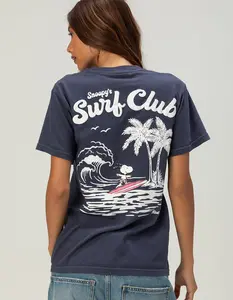 RIOT SOCIETY x Peanuts Snoopy Surf Club Womens Tee