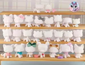 LittlePeta Custom Pets Blank Bases for lps Custom, Collie Dog Cat Dachshund Great Dane Cocker Spaniel and Deer Bases Molds, Pack of 5