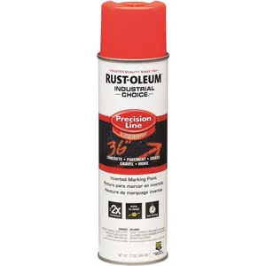 Rust-Oleum  Inverted Marking Paint, Fluorescent Red & Orange - Pack of 12