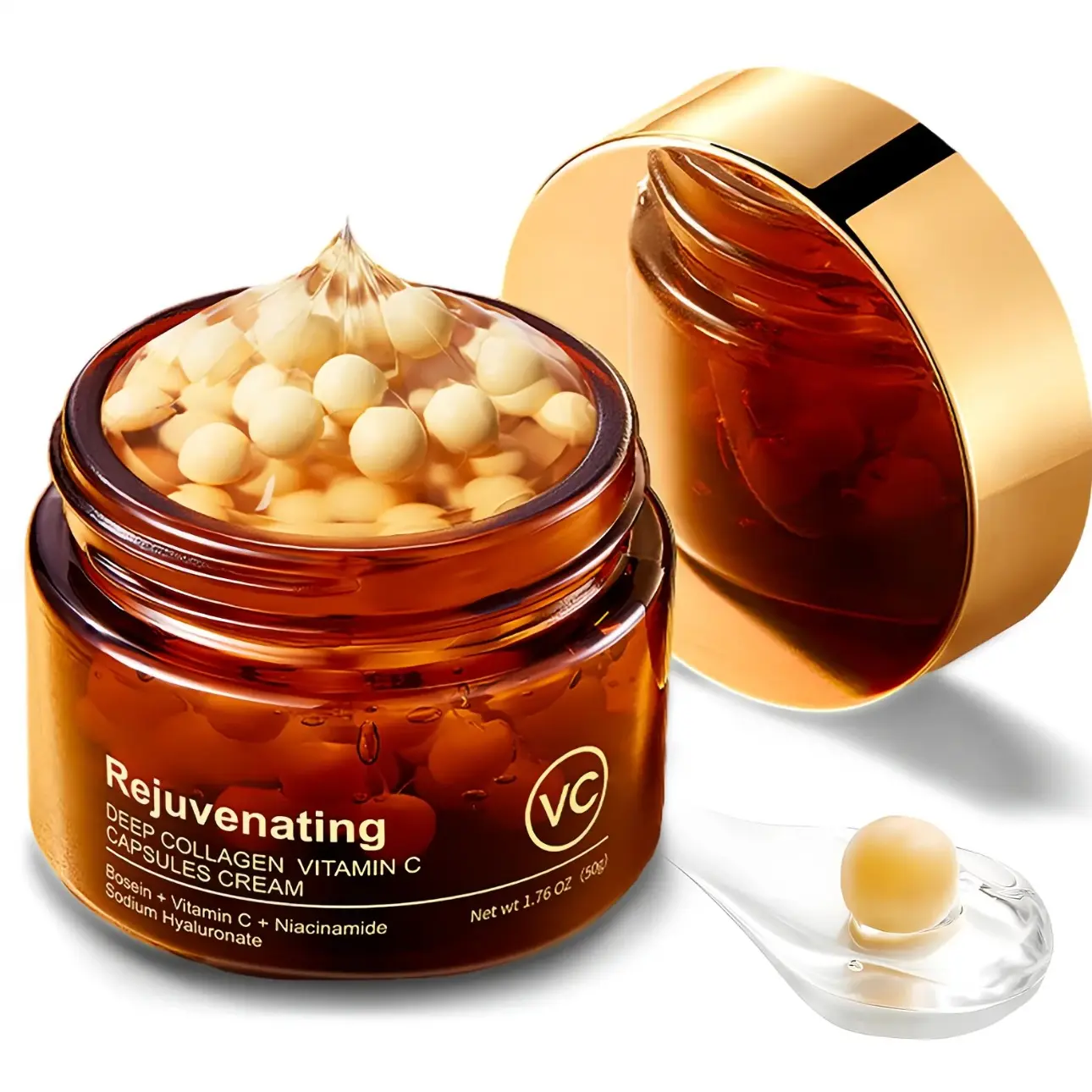 Korean Cream | Collagen & Vitamin C Moisturizer | Advanced Radiant & Firming Formula | Deep Hydrating K-Beauty Facial Care for Glowing Skinbacktoschool Moisture Hydrate Moisturizing
