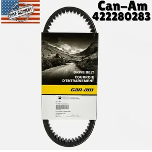 Can-Am BRP 422280283 Clutch Drive Belt for Defender Outlander Max 400 450 HD5 High-Strength V-Belt OEM Quality Rugged Off-Road Use