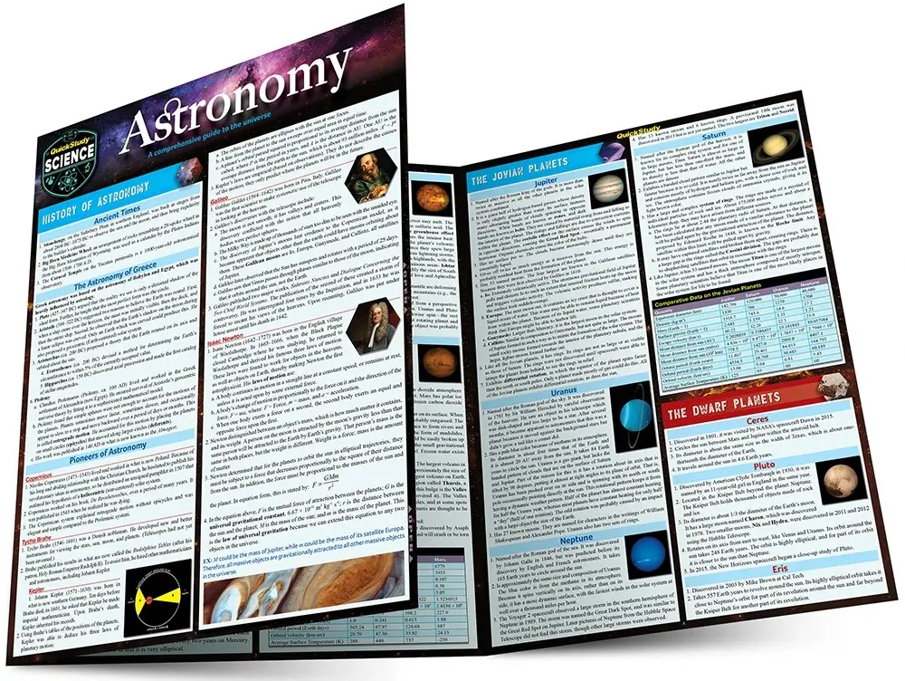 QuickStudy | Astronomy Laminated Study Guide