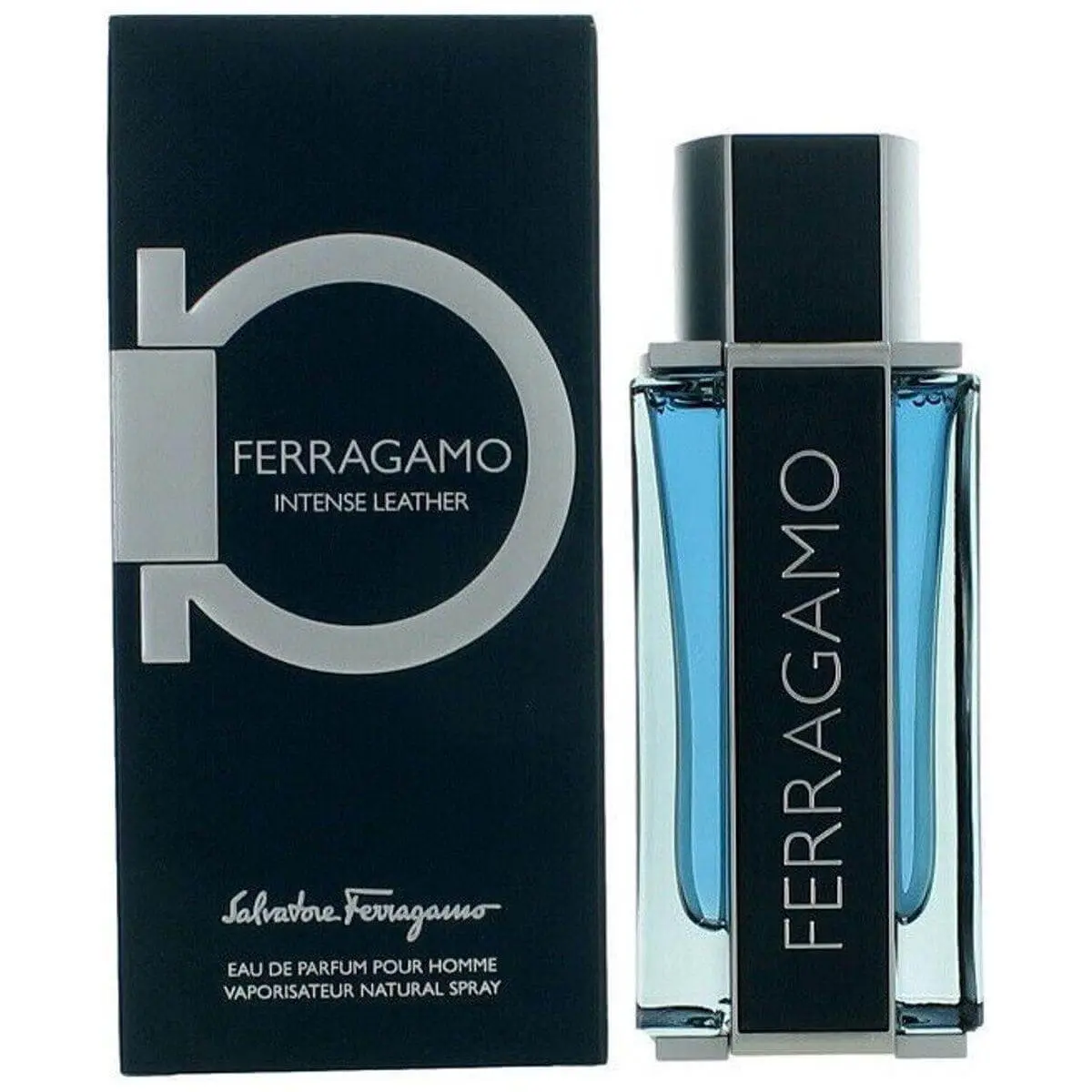 Intense Leather Eau de Parfum for Men, Deep Masculine Scent with a Woody & Earthy Leather Base, Notes of Citrus, Spice & Musk, 3.4 fl oz Spray Bottle, Edp, Signature Scent