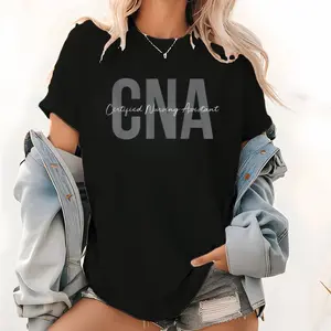 CNA Certified Medical T-Shirt – 100% Cotton Nursing Assistant Apparel