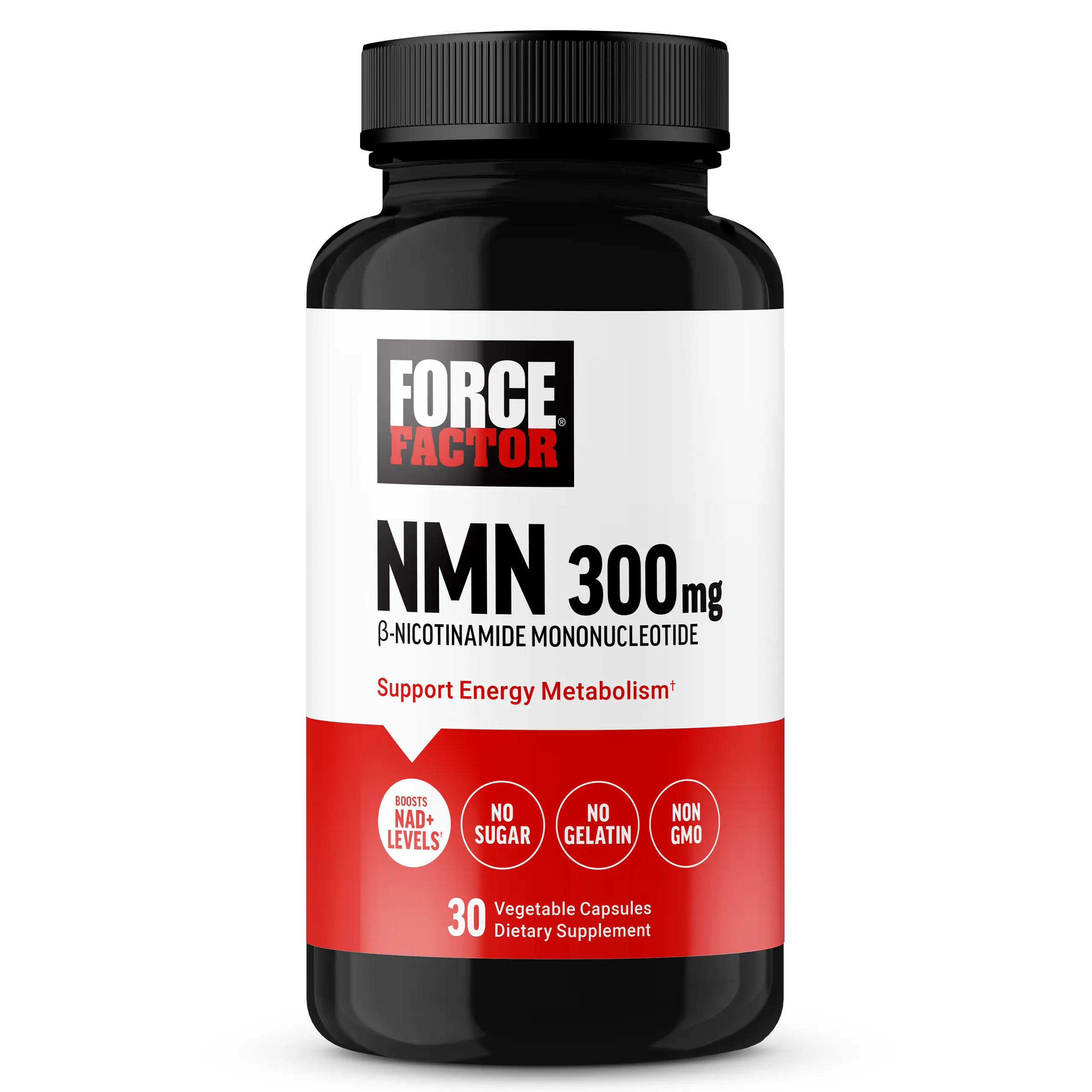 Force Factor NMN for Cellular Energy,  300mg per Serving, 30 Capsules  Dietary Supplement man kit Edible Healthcare