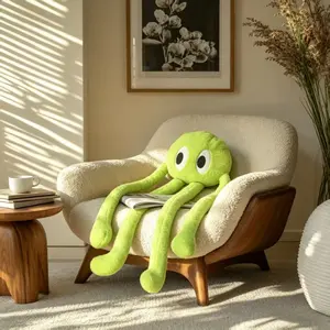 Two Colors Long Legged Octopus Plush Toy Stuffed Animal, Perfect for Christmas Parties, Home Decor, Festive Decoration, Ideal Gift Idea