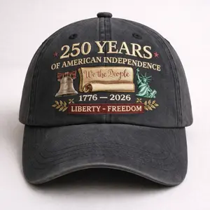 [Made-to-Order] 250 Years American Independence Hat 1776–2026 – Liberty Freedom Embroidered Vintage Cap Patriotic Gift