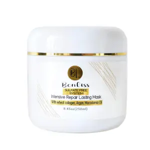 Benliss Intensive Repairs Lasting Hair Mask: Deep Conditioner for Dry, Damaged & Curly Hair with Argan and Macadamia Oil,