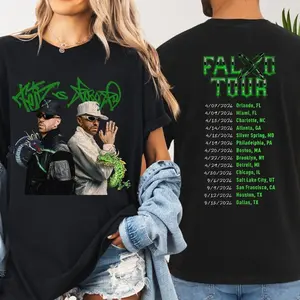 Ferxxo Falxo Tour Shirt Reggaeton Concert Tee Urban Latin Streetwear Green Print Merch Concert Outfit Shirt, Merch For Feid Fans 8IG 871
