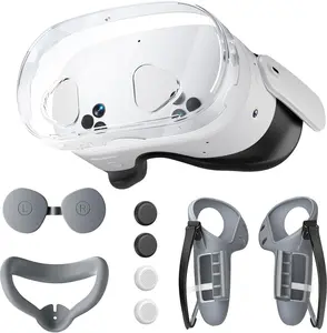 Meta Quest 3S Protective Case with Durable Headset Protector Facial Cushion Lens Shield Controller Covers & Mask for Enhanced Gaming Experience