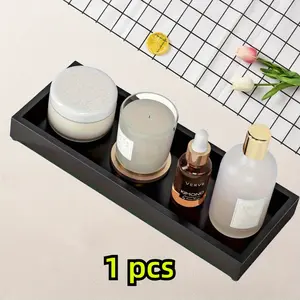 1pcs Upgrade home storage new favorite Multi-functional rectangular storage tray waterproof high temperature resistance wind easy to clean large capacity decoration and storage and suitable for kitchen sink, bathroom, bedroom and vanity Holder Cover summe