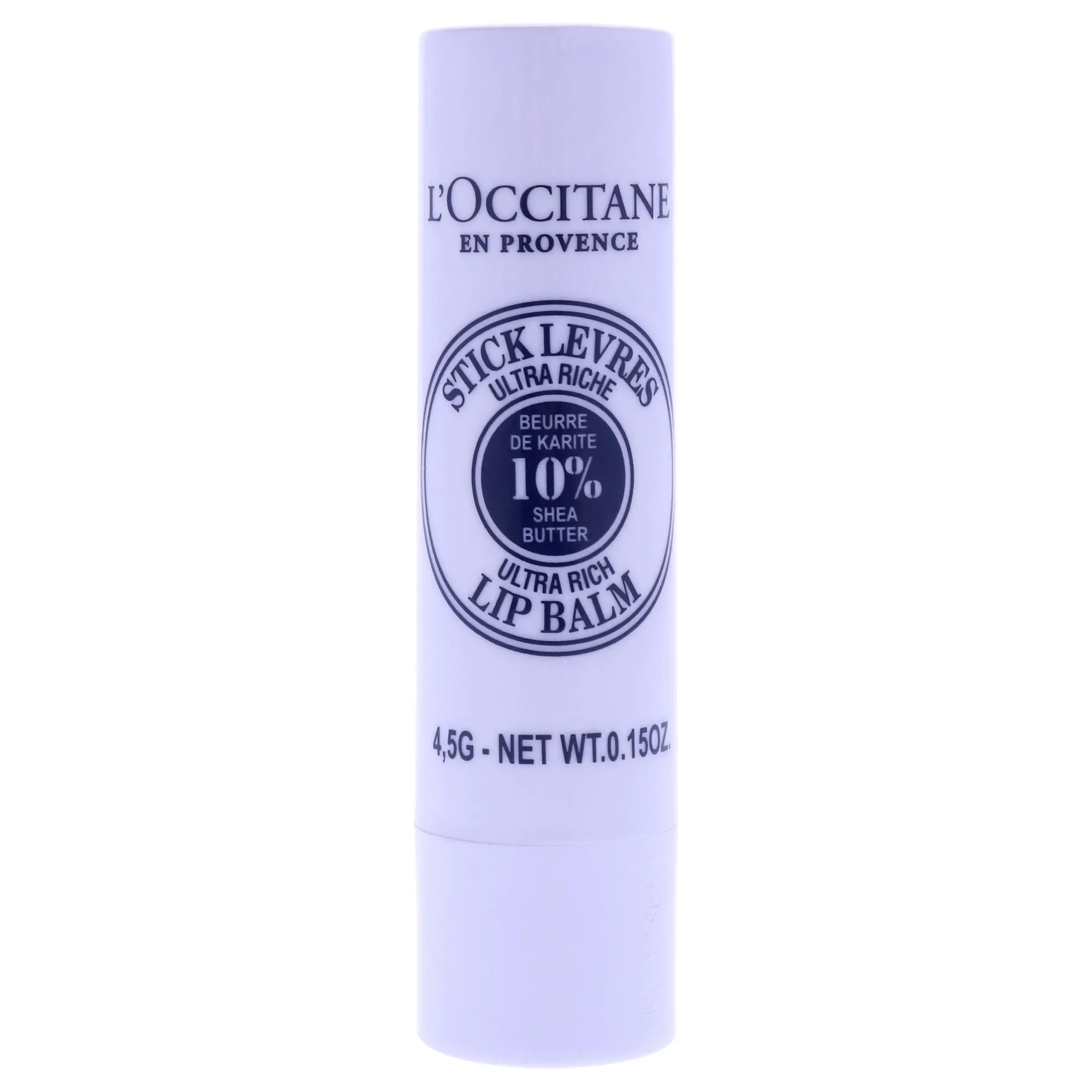 Shea Butter Ultra Rich Lip Balm by LOccitane for Unisex - 0.15 oz Lip Balm