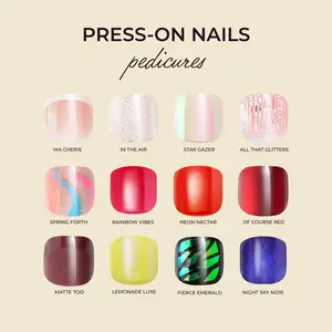 Kleo Kolor Pedicure Press On Nail Collection