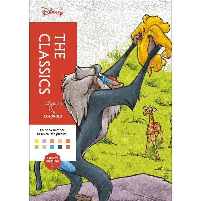 Disney Mystery Coloring: The Classics: A Color by Number Book: A Color by Number Book