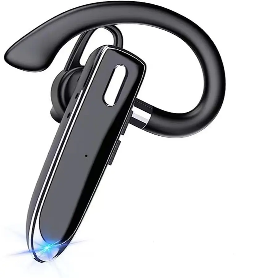 Wireless Headphones, Single Ear Business Earphone, Noise Cancellation Headphones with Microphone, Noise Reduction Headphone, Waterproof Bluetooth Sports Earbuds for Running Gym Office, Noise Isolating Headphones