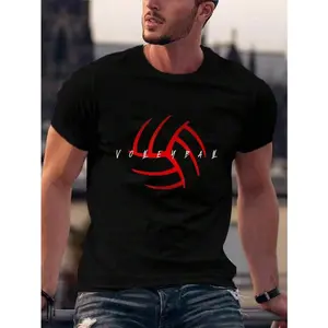 100% Cotton Unisex Volleyball Apparel Whimsical Playful Graphic T-Shirt for Men Women & Youth Casual Wear