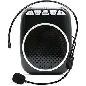 inBridge B001 Portable Voice Amplifier ith Headset Microphone, Personal Speaker  Mic, Megaphone Speaker for Teachers, , Tour Guides, Coaches, Presentations, Mini PA ith earable Mic