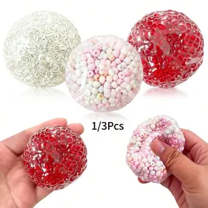 Dopamine Rice Ball Stress Relief Toy, Slow Rebound Sensory Experience, Adult Moldable Vacuum Pressure Ball, Noise Making Sensory Toy