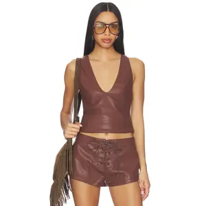 Nakedvice x REVOLVE The Carmine Tank in Chocolate