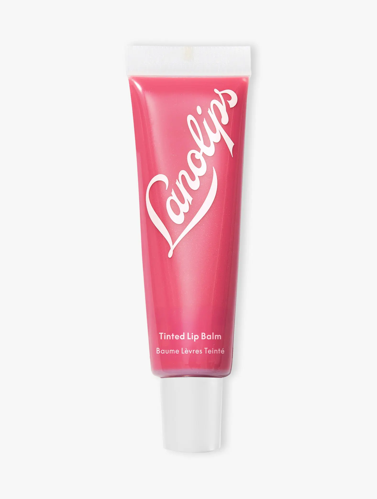 LANOLIPS Tinted Lanolin Lip Balm, Rhubarb Flavor