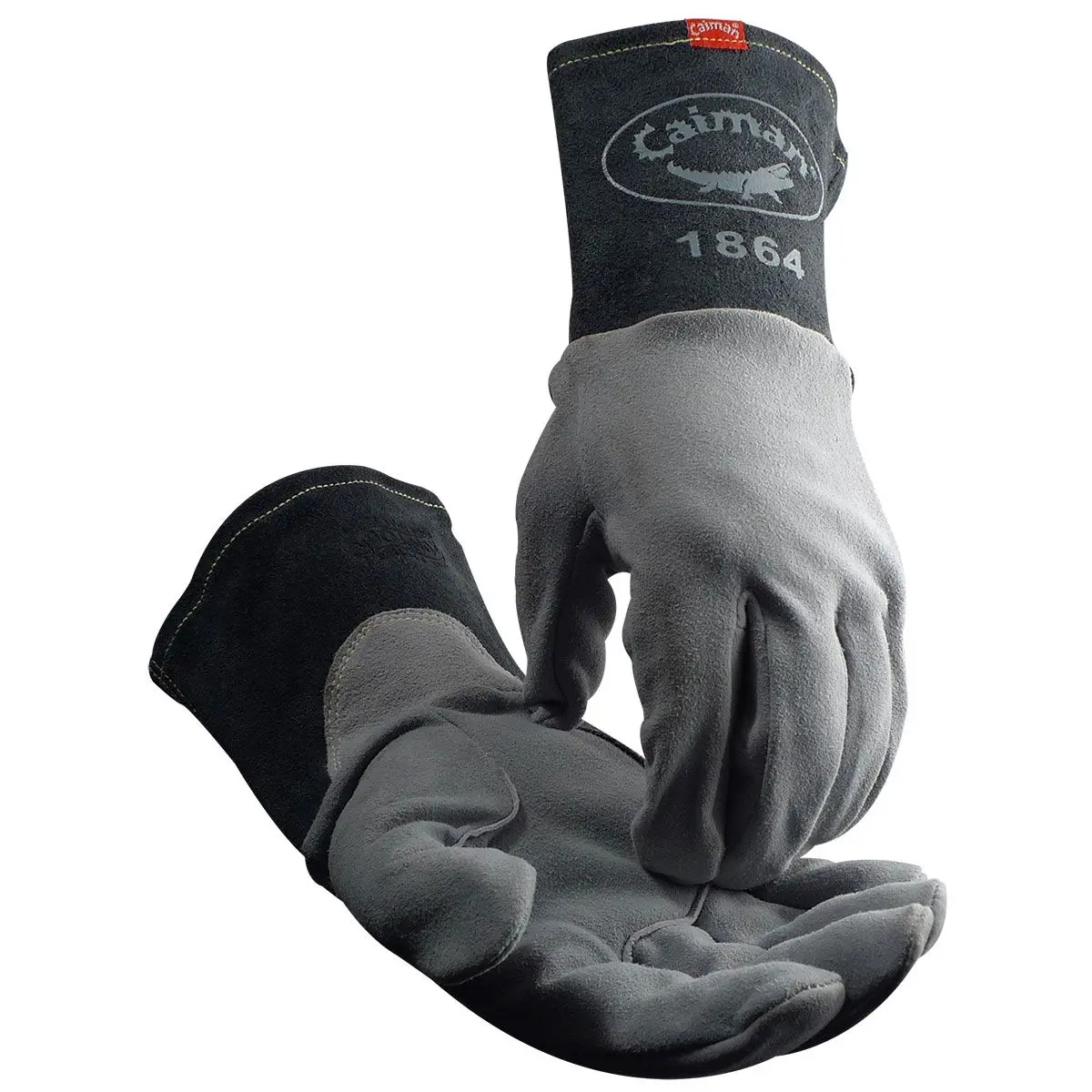 Caiman 1864 - Deerskin Unlined Lean-On Patch TIG Welding Gloves
