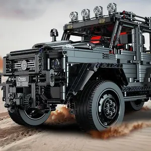 【1:8】 3224pcs Dark Warrior Big G Assembly Off-road Vehicle - Brabus Model Educational Toy, perfect gift Building blocks