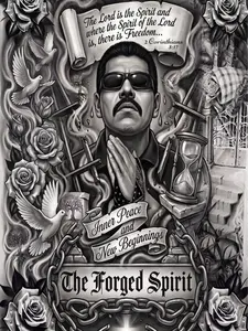 Hardcover The Forged Spirit Men's Devotional