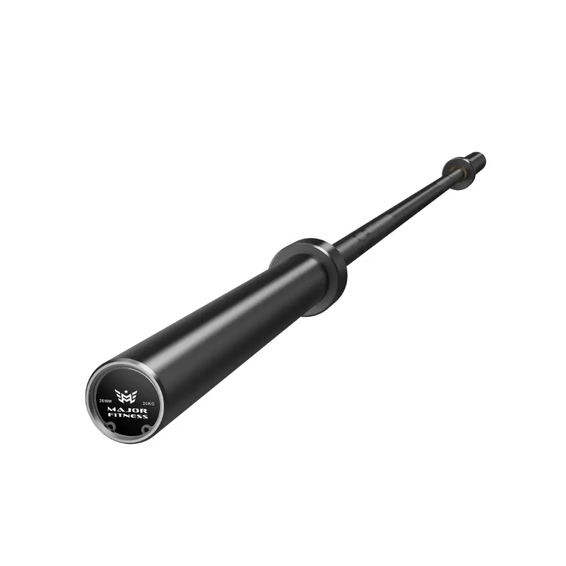 Major Fitness 7FT Olympic Barbell Bar – 750 lb Capacity (Black)