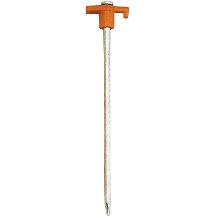 Heavy-Duty Silver Camping Steel Nail Head Tent Stake - 10 in., for Canopy, Camping & Hiking Tents & Accessories