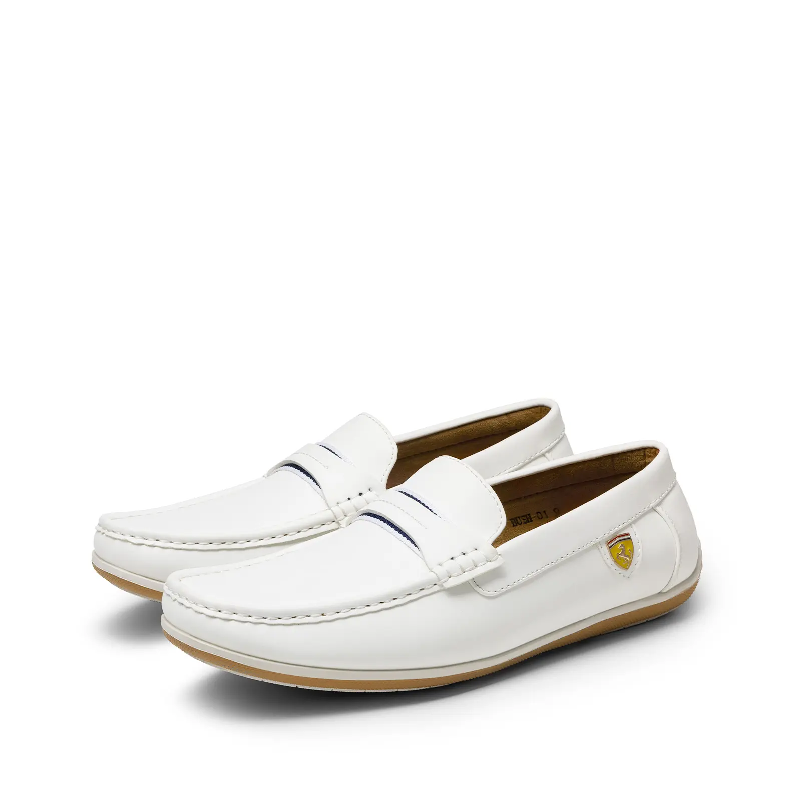 BRUNO MARC Men's Italian Style Driving Moccasin Loafers, Vegan Leather Slip-On Walking Shoes with Cushioned Insole for Daily Wear, Classical Style Loafers, Moc Toe, Casual, Flexible, Closed Toe, Latex Cushioned, Flat, Footwear, Walking Loafers