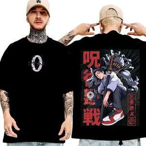 Jujuts4uu Kaisennn Character Shirt Yutaaa x Rik4aa Tee Anime Color Tshirt Unisex 100% Cotton Classic Fit Digital Print