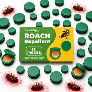 Indoor roach bait gel and trap, - 48 pieces, roach killer - home outdoor pest control dragonfly bug repellent bear spray advion cockroach Roach Bait Trap Kit moon moons pry Cockroach Killer Repellent Set